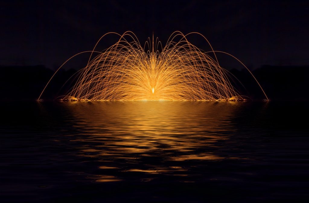 fireworks, spark, water-4116429.jpg